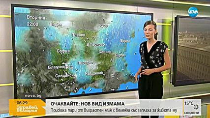 Прогноза за времето (10.07.2018 - сутрешна)