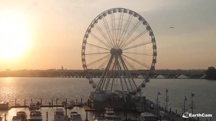 Изграждането на Capital Wheel. Time Lapse