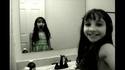 Creepy Grudge Ghost Girl in the Mirror! 