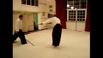 Aikido - Shomen Uchi Defenses From Jo
