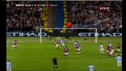 Мартин Петров вкарва гол на West Ham за 2:1 Hq