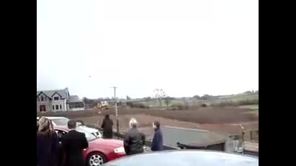 Wedding Helicopter Take Off.. with a twist 