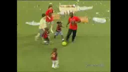 Daniel Maldini Tackles Clarence Seedorf