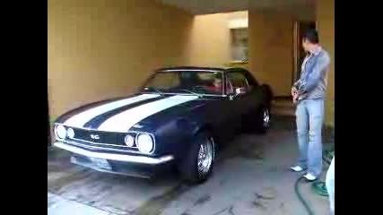 Camaro Ss 67 Burnout, 400 Hp, Muscle Car