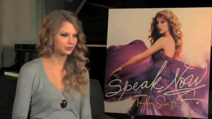 Taylor Swift говори за албума Speak now 