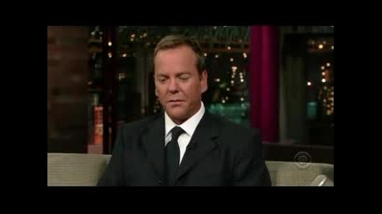 Kiefer Sutherland - David Letterman