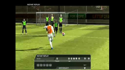 Fifa2009 - Красив гол на Роналдо