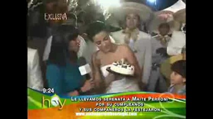 Serenata Y Maanitas A Maite Perroni En Su Cumpleaos