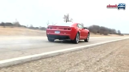 Camaro Fights Mustang and Challenger - Muscle Car Comparison 