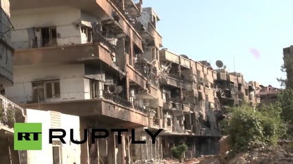 Syria: Syrian Arab Army all-female brigade battles militants in Darayya