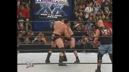 Wrestlemania 20 Golberg vs Lesnar Гост съдия - Austin!