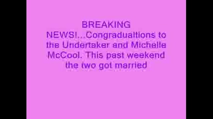 Undertaker and Michelle Mccool Got Married O.o