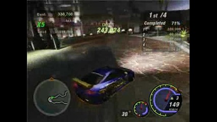 Nfs Underground 2 - Hillside Manor drifting with Acura Rsx for first time.. 