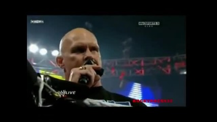The Rock and Stone Cold insult Michael Cole 2011