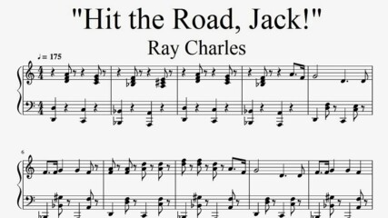 "Hit the Road, Jack!" - Ray Charles (Piano Cover)