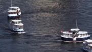 УНИКАЛНО: "Балет" на корабчета в пристанището на Ванкувър