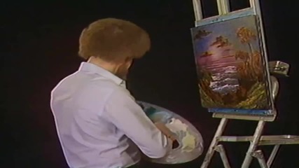 S02 Радостта на живописта с Bob Ross E03 - абаносово море ღобучение в рисуване, живописღ