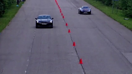 Spyker C8 vs Nissan Gtr