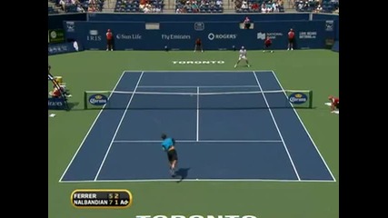Nalbandian vs Ferrer Toronto 2010 Highlights 
