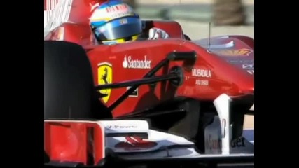 F1 Ferrari& Mercedes 4 Bahrain 2010