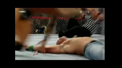 Wwe Hell In A Cell 2009 John Cena Vs Randy Orton Hell In A Cell Match Wwe Championship Part 2