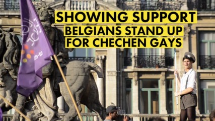 Belgians start pro Chechen LGBT protests