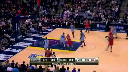 Мемфис Гризлис 84:96 Чикаго Булс (17 - 01 - 2011г.) 