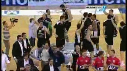 Nlb League Final Cibona - Partizan 74 - 75 unbelieveable Buzzer Beater Dusan Kecman 0, 6 sec 