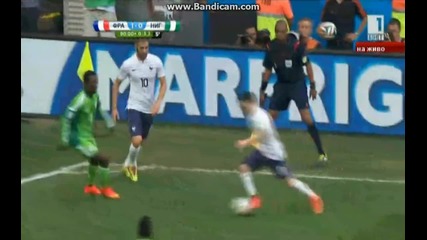 Франция 2:0 Нигерия (бг аудио) Мондиал 2014