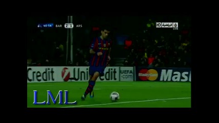 Hай - Красивия гол на Лео Меси в мача с Арсенал 