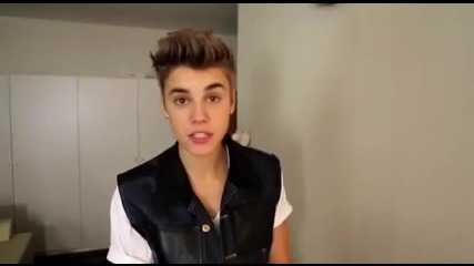 Justin Bieber Thanks Japanese Fans