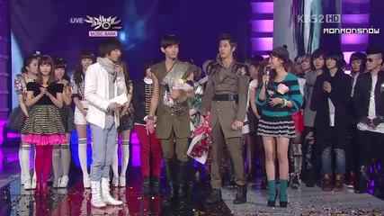 Today`s Winner is Tvxq ~ Music Bank (14.01.11) 