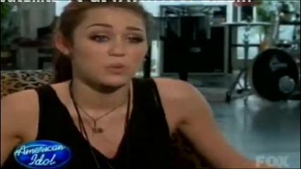 Miley Cyrus on American Idol Top 11