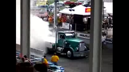 Semi Truck Burnout