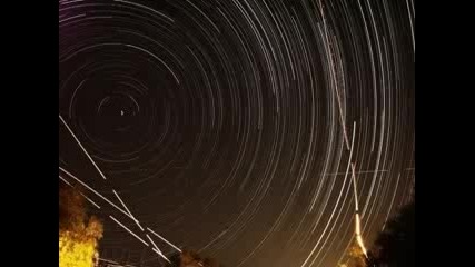 Star Spin - Earth Rotates Under Starry Sky 