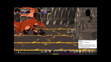=aqw= Solo Fight With One Of Lair's Boss