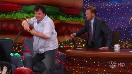 Conan - Jack Black [22/12/2010) надсвирване с китари