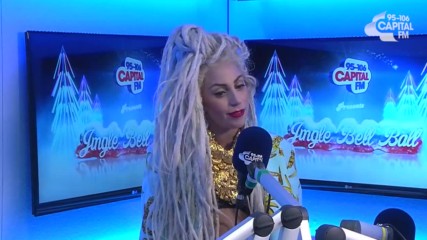 Lady Gaga зад кулисите на Jingle Bell Ball 2013