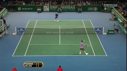 Federer vs Melzer - Paris Masters 2010 - Highlights [hd]
