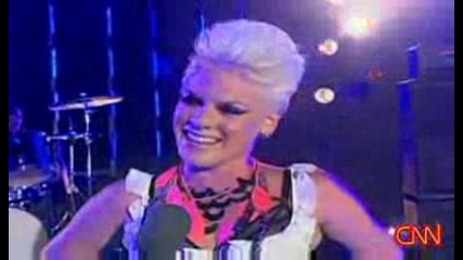 Pink - Cnn Interview [so What]