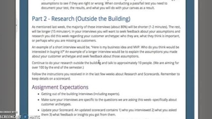Lesson 4 Out of the Office Interview and submission