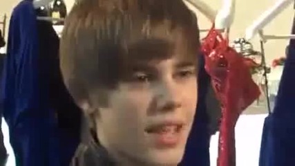 Justin Bieber at the Grammys Awards 2010 - Backstage