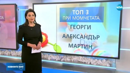 Кои са най-популярните имена у нас за бебета на 2018 г.?