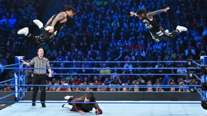 The Usos vs. The Hardy Boyz - SmackDown Tag Team Championship Match: SmackDown LIVE, 9 April, 2019