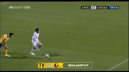 Apoel Nicosia 0 - 1 Chelsea Anelka Goal