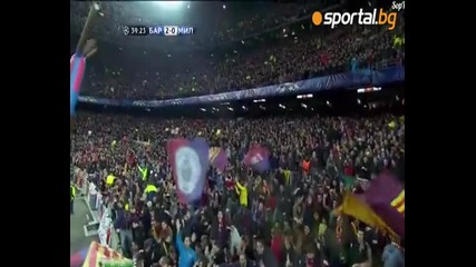 Барселона 4:0 Милан, Шампионска лига 2012/2013, стадион " Camp Nou " 12.03.2013г.