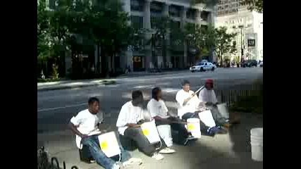 Team Of Amazing Street Drummers