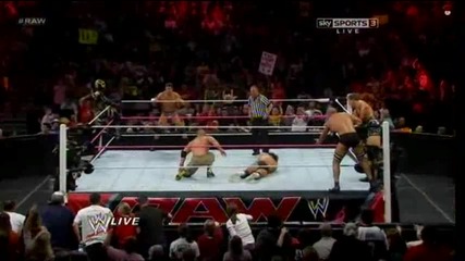 John Cena, Cody Rhodes & Goldust vs. Damien Sandow & The Real Americans / Първична сила 04.11.2013