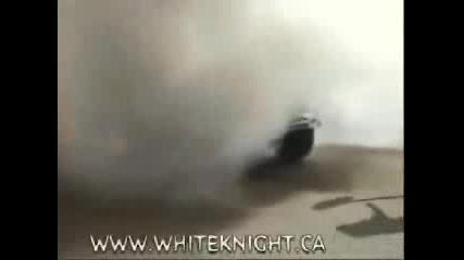Jeep Wrangler Big Burnout Wheel On Fire
