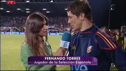 Fernando Torres Interview with Sara Carbonero 2010 